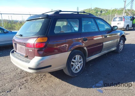 2000 Subaru Outback from USA, damaged, VIN 4S3BH6655Y7604458